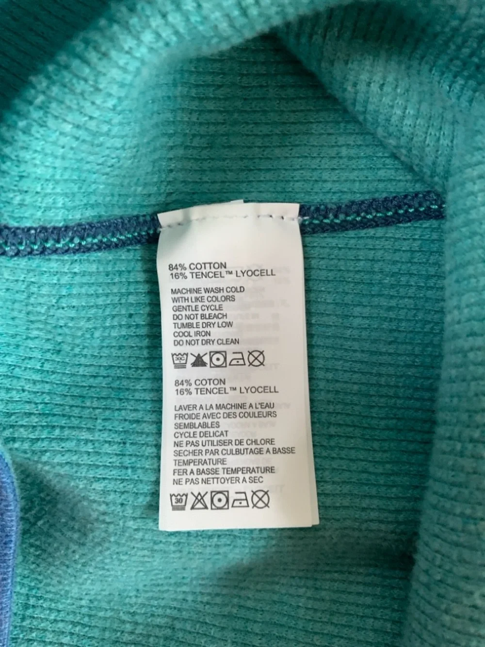 Tommy Bahama Men’s Teal Blue Half-Zip Pullover Sweater szXL